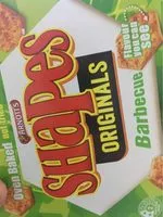 Zuckermenge drin Shapes Originals Barbecue