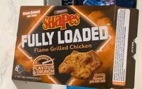 Sokerin määrä sisällä Shapes flame grilled chicken