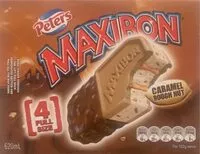 入っている砂糖の量 Maxibon