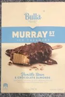 İçindeki şeker miktarı Murray st vanilla bean and chocolate almonds ice creams