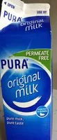 Amount of sugar in Original Full cream milk