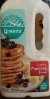 Sokerin määrä sisällä Pancakes shake