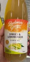 İçindeki şeker miktarı Ginger and lemongrass cordial