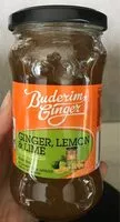 Suhkur ja toitained sees Buderim ginger