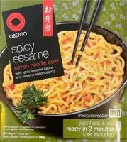 Zuckermenge drin Spicy sesame ramen noodle bowl