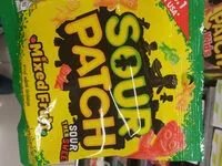 Sokeria ja ravinteita mukana Sour patch