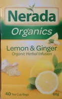 Suhkru kogus sees Lemon & Ginger Organic Herbal Infusion