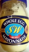 Suhkru kogus sees Whole Egg Real Mayonaise