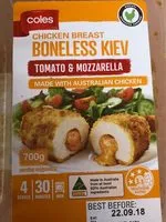 Cantidad de azúcar en Chicken breast bonelees kiev tomato & mozzarella