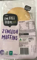 入っている砂糖の量 Gluten free English muffins