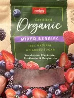 Zuckermenge drin coles certified organic