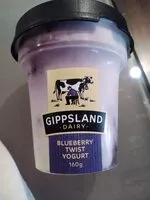 चीनी की मात्रा Blueberry Twist Yogurt