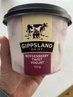 चीनी की मात्रा boysenberry twist yogurt