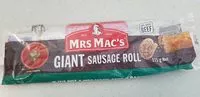 Sokerin määrä sisällä Giant Sausage Roll