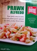 入っている砂糖の量 Prawn Alfredo