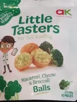 Количество сахара в Little Targets Macaroni Cheese Broccoli Balls