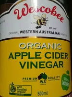 चीनी की मात्रा Organic Apple cider vinegar