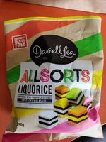 Количество сахара в Allsorts Liquorice