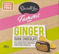 Количество сахара в Ginger dark chocolate