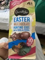 Количество сахара в Easter Milk Chocolate Hunting Eggs