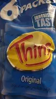 Jumlah gula yang masuk Thins Original