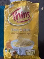 Jumlah gula yang masuk Cheese & Onion Chips