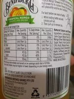 Количество сахара в Bundaberg Trop Mango 375ML / 12