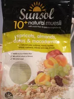 Sugar and nutrients in Sunsol