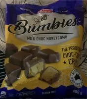 Amount of sugar in Bumbles Milk Choc Honeycomb