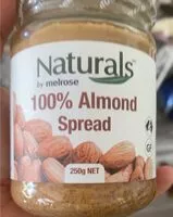 入っている砂糖の量 Almond spread