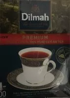 Sucre et nutriments contenus dans Dilmah