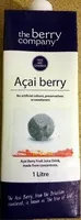 Amount of sugar in Acai Berry Juice Drink