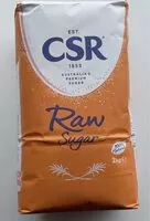 Sokerin määrä sisällä Raw sugar