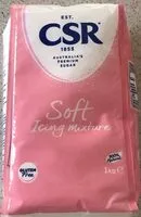 Sokerin määrä sisällä Soft Icing Mixture