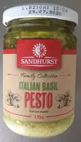 Количество сахара в Italian Basil Pesto