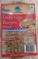 İçindeki şeker miktarı Lentil Vegie Burgers