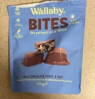 Количество сахара в wallaby bites fruit and nut