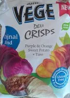 Sugar and nutrients in Vege chips