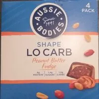 Suhkru kogus sees Shape Lo Carb Peanut Butter Fudge Bar