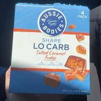 Suhkru kogus sees Shape lo carb sated caramel fudge
