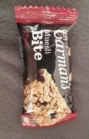 Sokerin määrä sisällä Carman's muesli bite