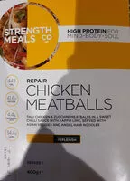 Sugar and nutrients in Strength meals co