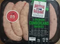 中的糖分和营养成分 The british sausage co