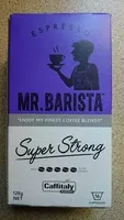 Amount of sugar in Mr Barista super strong