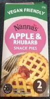 Suhkru kogus sees Apple & rhubarb snack pies