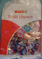 Jumlah gula yang masuk Fruit Chews