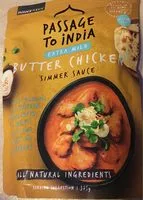 Cantidad de azúcar en Butter Chicken Simmer Dauce