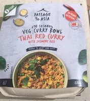 चीनी की मात्रा Thai green curry with jasmine rice