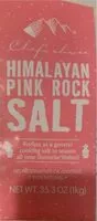 Zuckermenge drin Himalayan pink rock salt