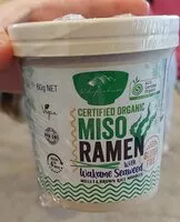 Zuckermenge drin Miso Ramen with Wakame Seaweed